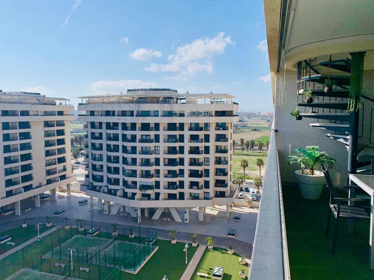 발렌시아 Non Stress Atico Duplex Con Vistas Al Mar 아파트 외부 사진