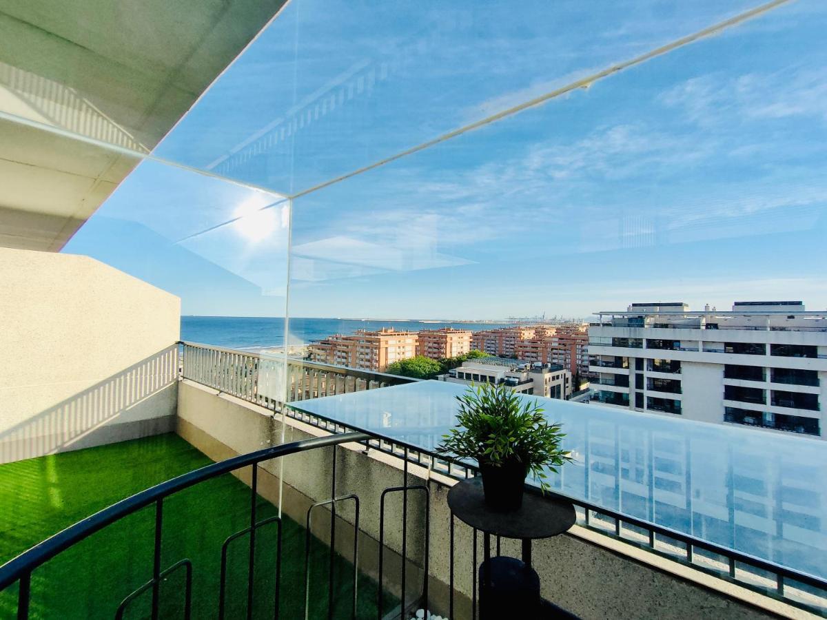 발렌시아 Non Stress Atico Duplex Con Vistas Al Mar 아파트 외부 사진